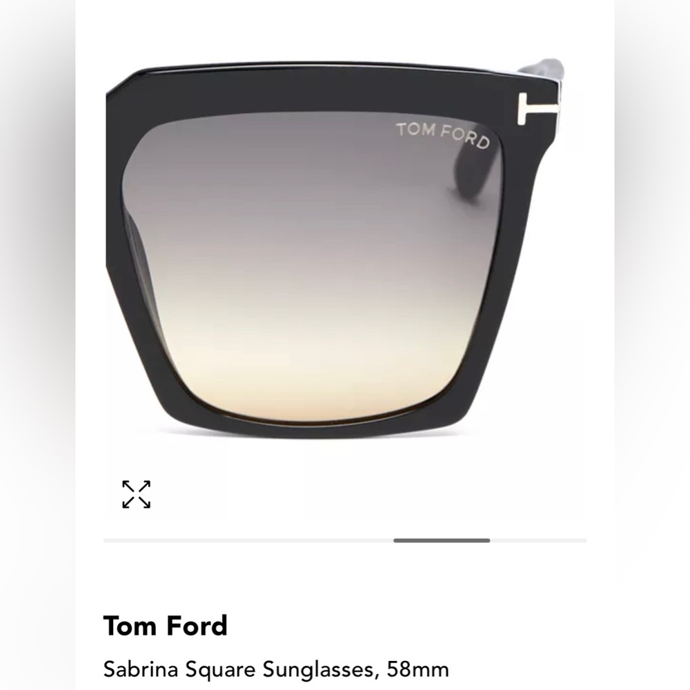Tom Ford Sabrina Square Sunglasses, 58mm - Picture 2 of 4